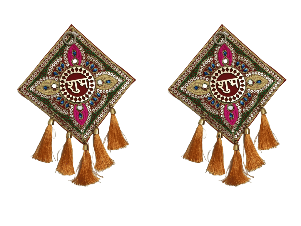 ATTRACTIVE WALL HANGING SHUBH LABH FOR HOME,OFFICE,TEMPLE,HOUSE WARMING (SET OF 2)