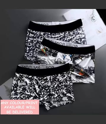 CAVENDRES Pack of 3 Nylon Trunks For Men's ( Multicolor1 )