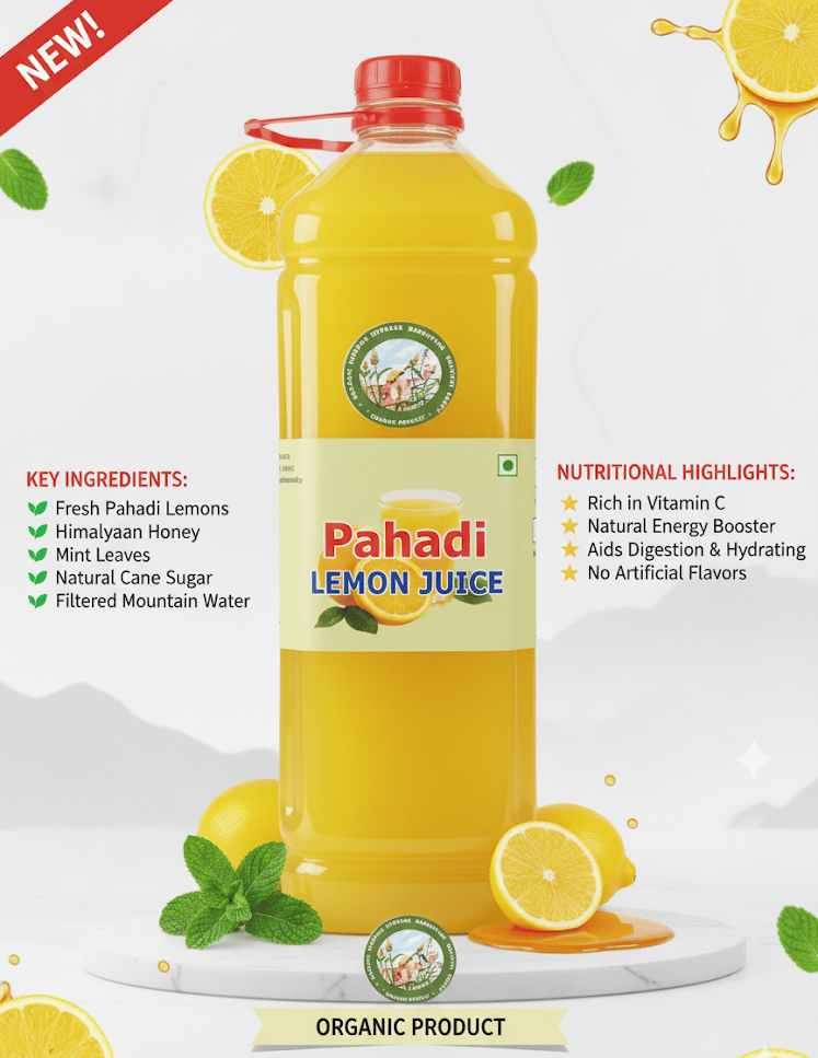 Pahadi Lemon Juice - 1 L