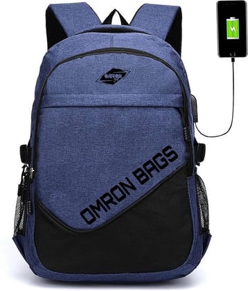 OMRON BAGS - Grey Polyester Backpack ( 40 Ltrs )