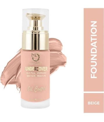Mattlook Undercover 24H Full Coverage Matte Foundation & Oil Control, White Ivory (30ml)