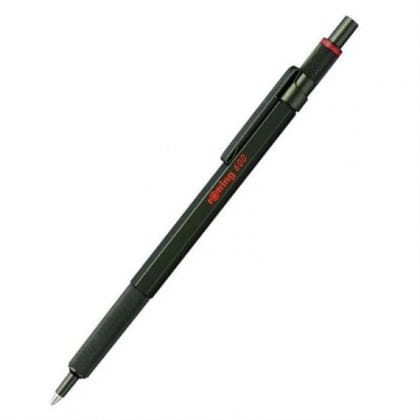 Rotring 600 Series Green1.0mm Ball Pen, Metal Body,Non-Slip Metal Knurled Grip