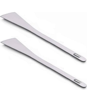 Dynore Silver Steel Flipper Spatula ( Pack of 2 )