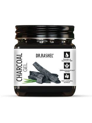 DR.RASHEL Charcoal Gel for Intense Hydration | Suits All Skin Types (380 ml) | Pack of 1