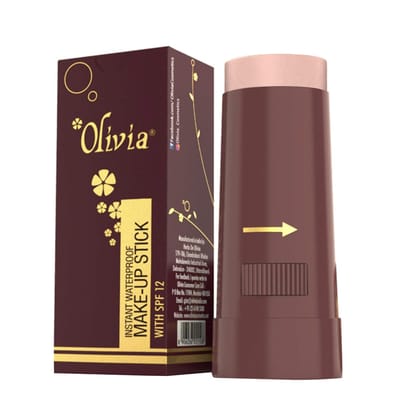 Olivia Instant Waterproof shimmering Makeup Stick Concealer with SPF 12 -Rachelle Rose, 15g, Shade No.2 Olivia Instant Waterproof shimmering Makeup Stick Concealer with SPF 12 -Rachelle Rose, 15g, Shade No.2 - Rachelle Rose / 1 g (Pack of 1)