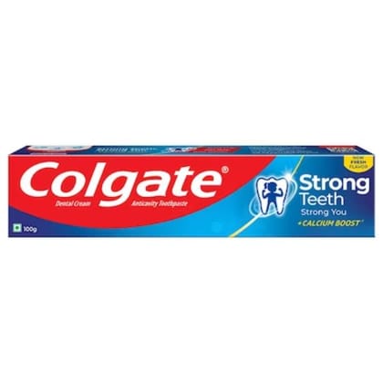 Colgate Strong Teeth Anticavity Toothpaste with Calcium Boost 100 Gms