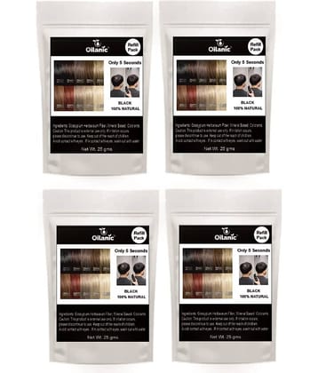 Oilanic Hair Building Fiber Hair Building Fiber 25 gm Pack of 4