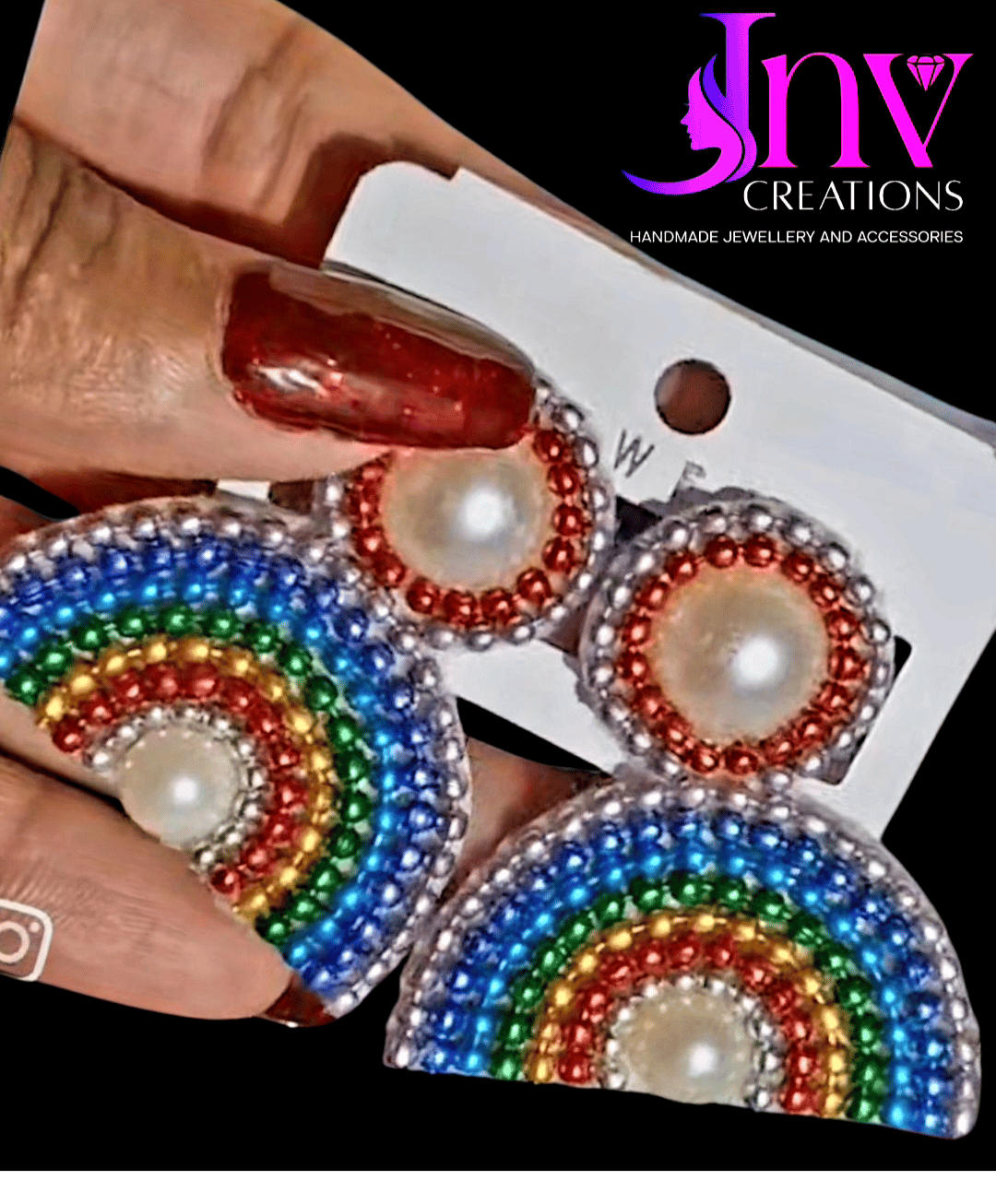 Rainbow earrings