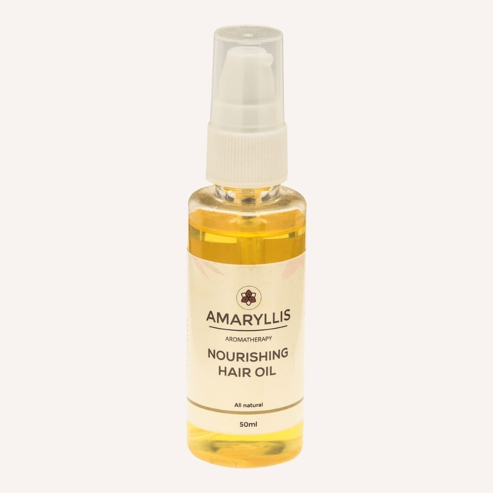 Amaryllis Nourishing Hair Oil (50ml) | Rosemary, Lavender & Jojoba | Damage Repair & Shine