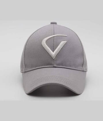 Alamos Pack of 1 Cotton Men's Cap ( Grey )