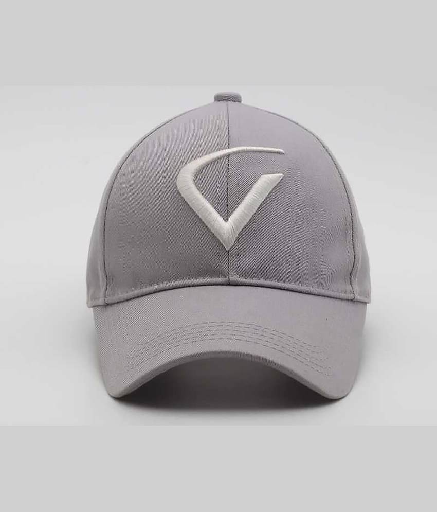 Alamos Pack of 1 Cotton Men's Cap ( Grey )