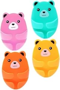 Bear Shaped Plug Holder – Decorative Outlet Cover Dust Protector for Home Office and Kids Room