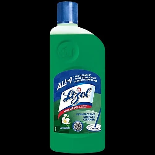 Lizol Disinfectant Surface & Floor Cleaner Liquid - Jasmine 500 Ml Bottle