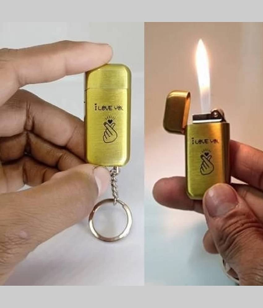 Peshkar Multicolor Iron Cigarette Lighter ( Pack of 1 )