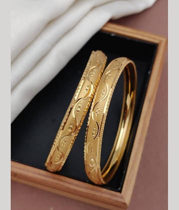 Shivay Fashion Gold Bangle Set ( Pack of 1 )