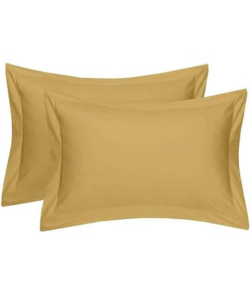 MAHALUXMI COLLECTION - Pack of 2 Microfiber Solid Standard Size Pillow Cover ( 68.58 cm(27) x 43.18 cm(17) ) - Magenta