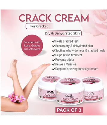Globus Naturals Crack Cream, 100gm (Pack of 3)