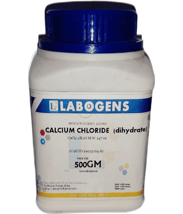 LABOGENS  CALCIUM CHLORIDE (dihydrate) 500GM