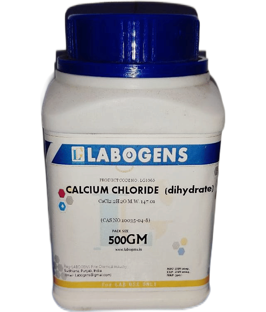 LABOGENS  CALCIUM CHLORIDE (dihydrate) 500GM