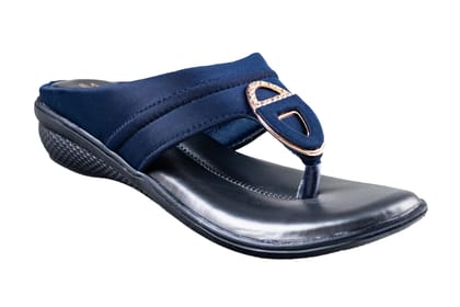 Titas Ladies Blue Chappal-Blue / 5