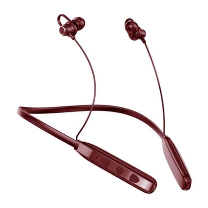 TecSox Verve Bluetooth Neckband | Metallic Touch + High Bass TecSox Verve Bluetooth Neckband | Metallic Touch + High Bass - Red