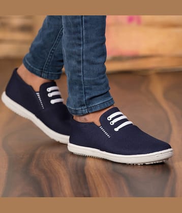 Kzaara Navy Casual Shoes