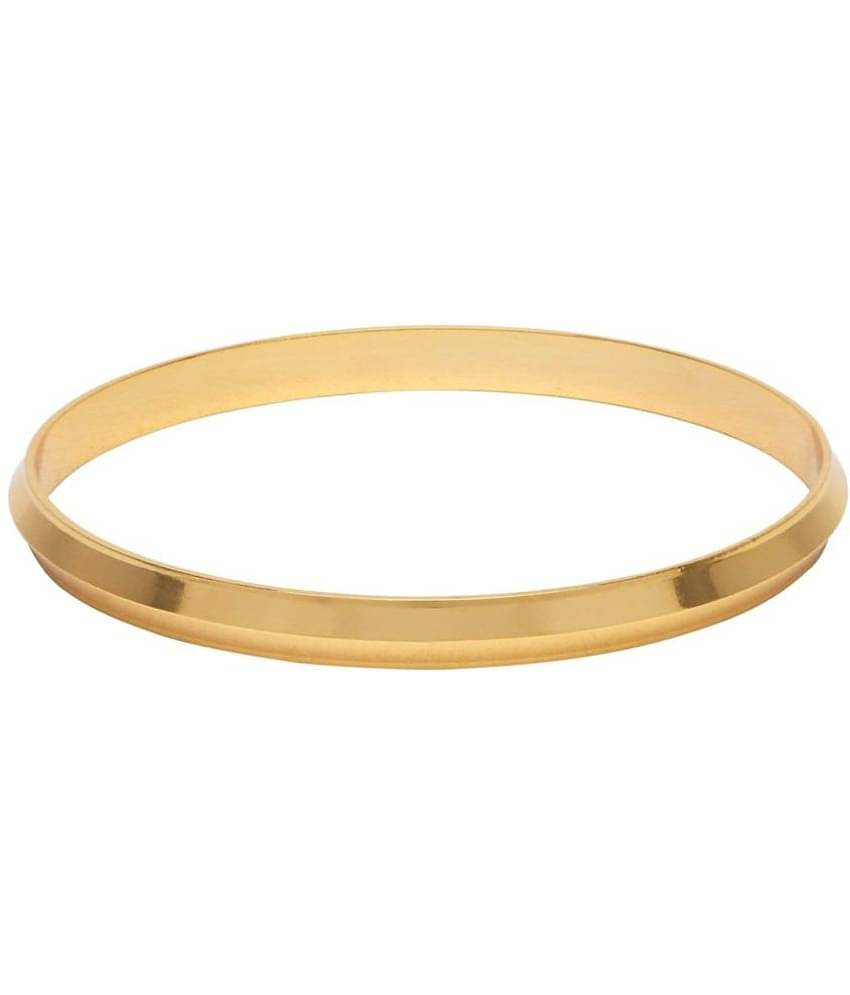SHANKH-KRIVA Gold Kada ( Pack of 1 )