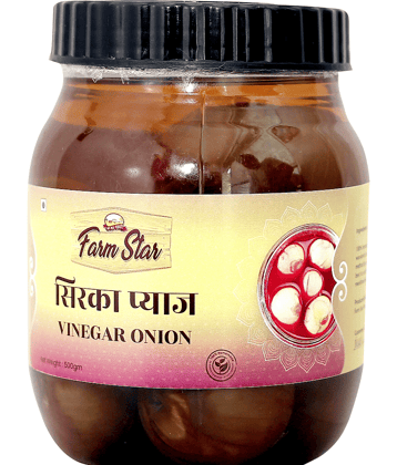 Farm Star (Sirka Pyaj) Vegetable Pickle 500 g