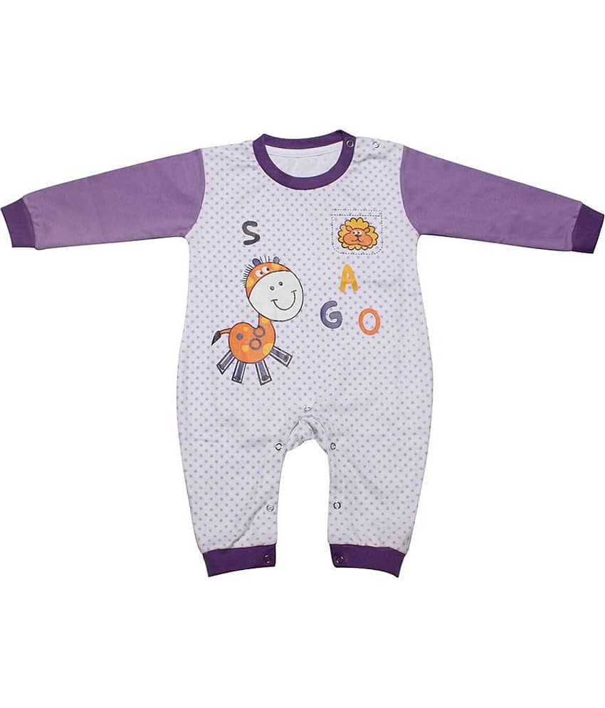 Babeezworld Pack of 1 Baby Girls Cotton Bodysuit ( Multicolor )