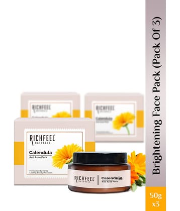 Richfeel - Anti-Marks & Spots Removal Face Pack for Normal Skin ( Pack of 3 )