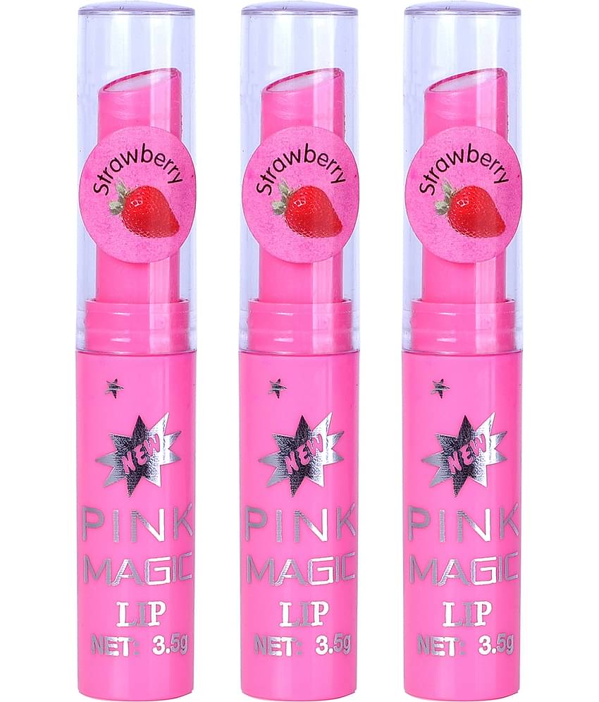 Pinner Pink glossy color changing Lip Gloss (Pack of 3)