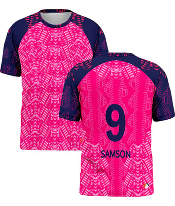 THE BLAZZE Sports India IPL Cricket Team T Shirt Jersey For MensFor Rajasthan RR Samson 9