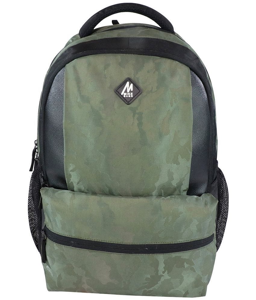 mikebag 20 Ltrs Light Green Polyester College Bag - Light Green
