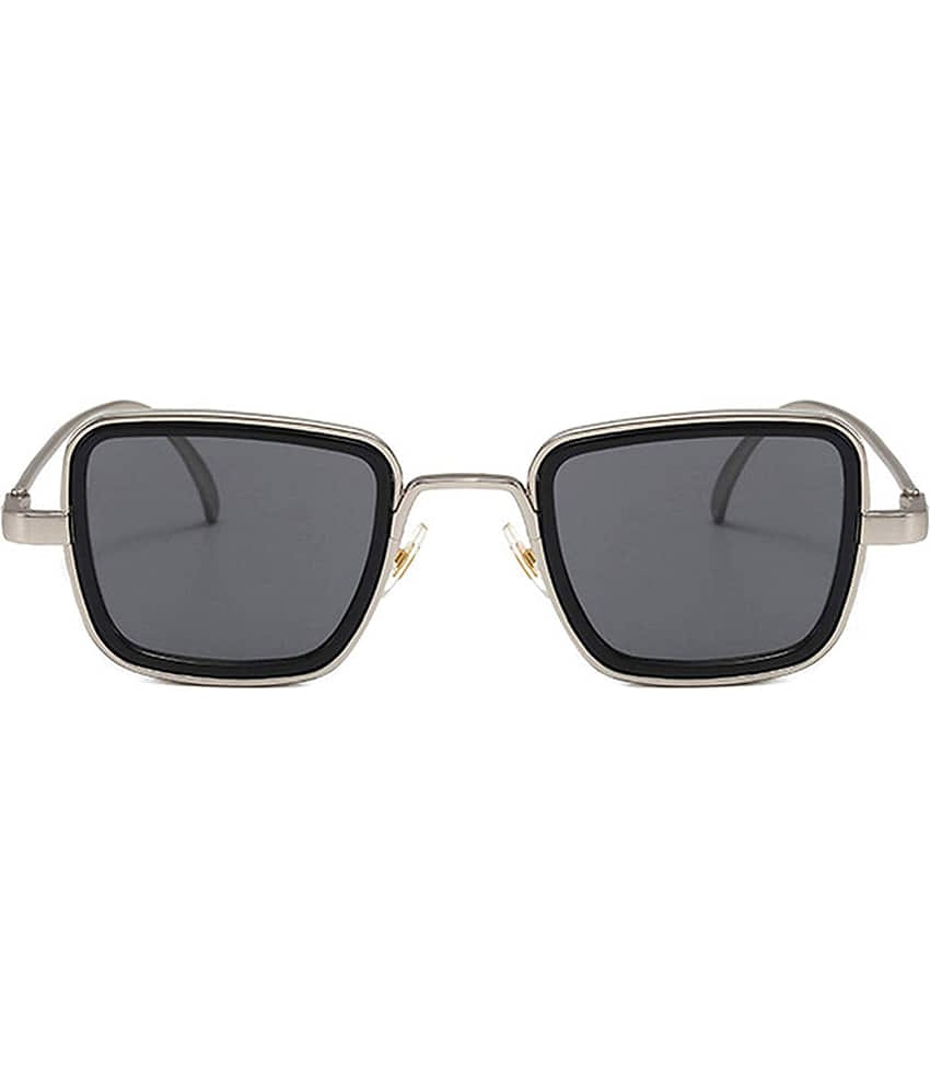 Kanny Devis - Gold Rectangular Sunglasses ( Pack of 1 )