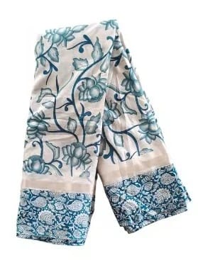 Elegant Embroidered Georgette Saree AS