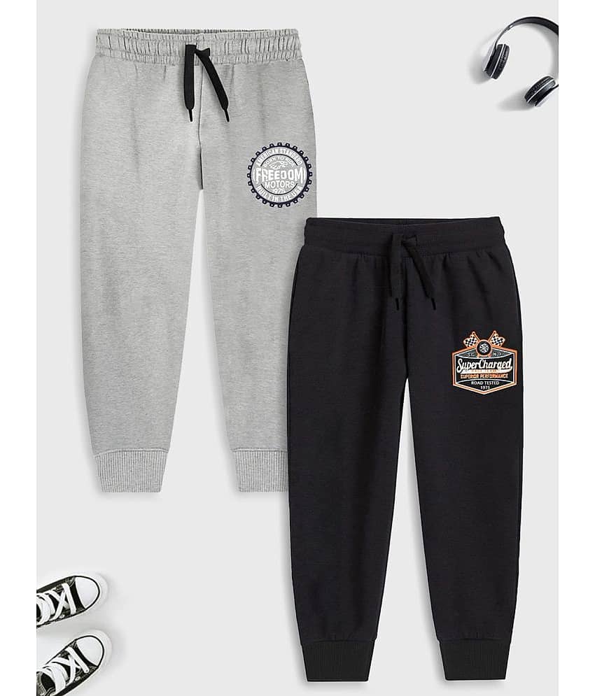 Trampoline Pack of 2 Boys Cotton Blend Trackpant ( Multicolor )