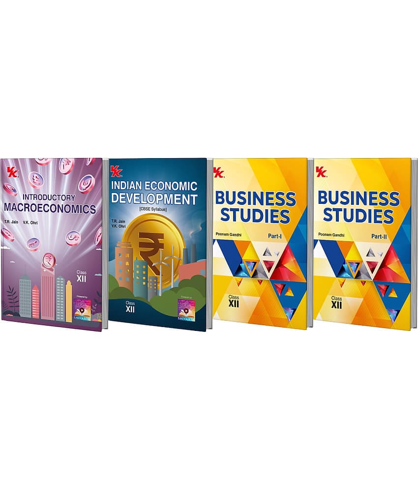 Introductory Macroeconomics, Indian Economic Development By T.R. Jain & V.K. Ohri & Business Studies By Poonam Gandhi Class 12 (Set of 3) | 2025-26
