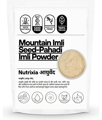 Nutrixia Mountain Tamarind Seeds Powder Pahadi Imli Beej, Garbeej, Gella, 100 gm