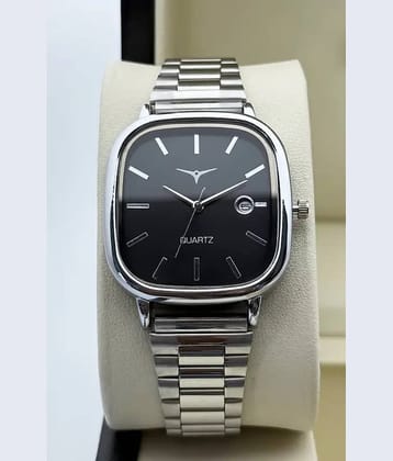 EEWHI Silver Stainless Steel Analog Men's Watch