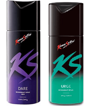 KamaSutra - Deodorant Spray for Unisex 300 ml ( Pack of 2 )