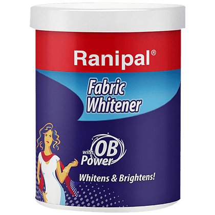 Ranipal Fabric Whitening Powder - With Ob Power, Ideal For White Cotton Clothes, 75 G