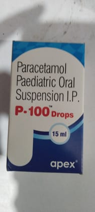 Paracetamol Paediatric oral Suspension i.p. P.100 drops 