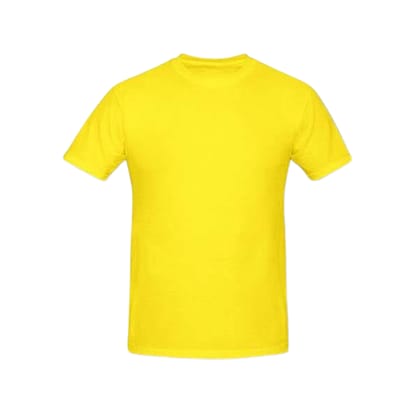 Regular Fit T-Shirt, Yellow, Large (Unisex)
