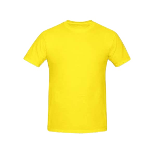 Regular Fit T-Shirt, Yellow, Large (Unisex)