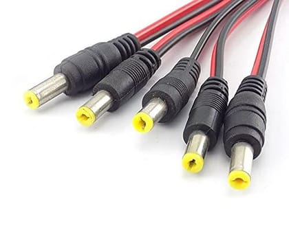 DC Cable | DC Power Plug Adapter Connector For Cctv Home Security Surveillance Camera (Pack of 50) DC Cable | DC Power Plug Adapter Connector For Cctv Home Security Surveillance Camera (Pack of 50)