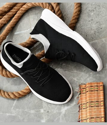 ZIRSQ Men`s Black grey Shoe Black Men's Outdoor Shoes