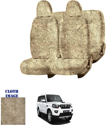 Mahindra Scorpio 8S Beige 8 Seater Car Seat Cover