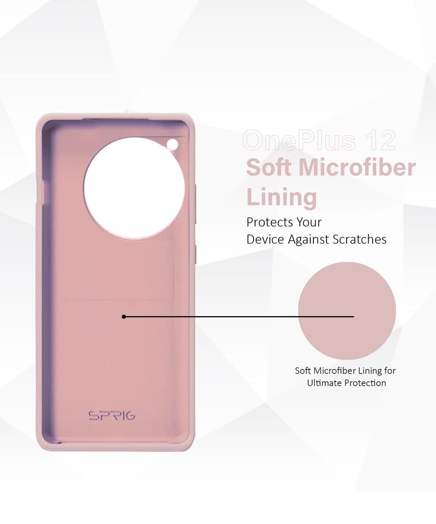 LIRAMARK Liquid Silicone Soft Back Cover Case for OnePlus 12 5G