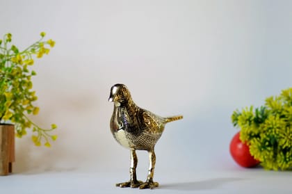 Brass Dove Bird Statue/Sculpture (Color - Golden, Size - 5.25H*6L*2.5B) by Snova Enterprises Brass Dove Bird Statue/Sculpture (Color - Golden, Size - 5.25H*6L*2.5B) by Snova Enterprises