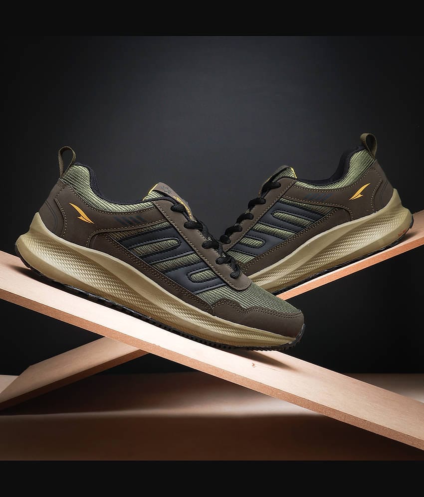 ASIAN BOSS-32 Brown Men's Sports Running Shoes